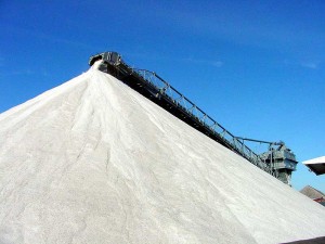 salt pile